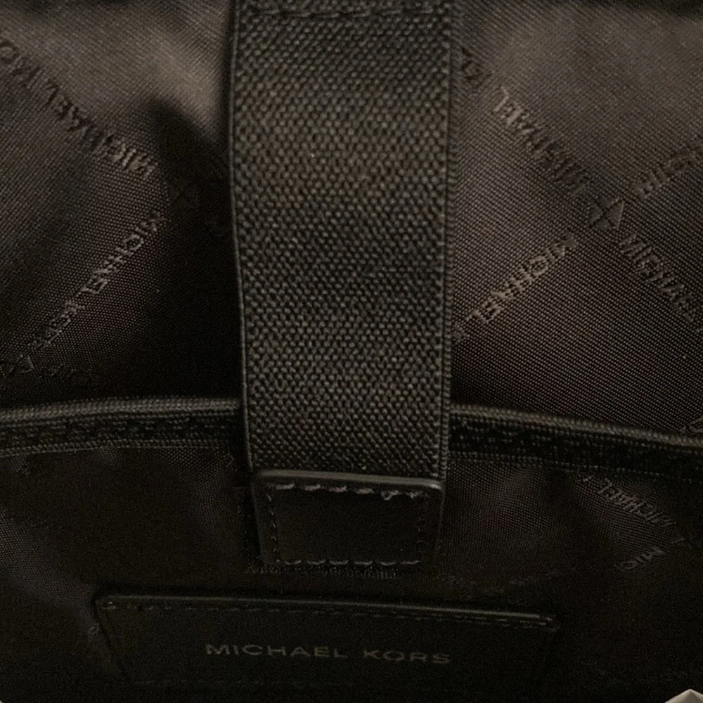 Michael Kors Cooper Logo Utility Briefcase Black/Grey